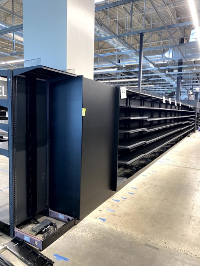 56FT RUN OF LOZIER SHELVING