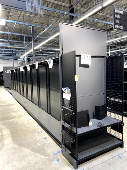 44ft Run Of Lozier Shelving