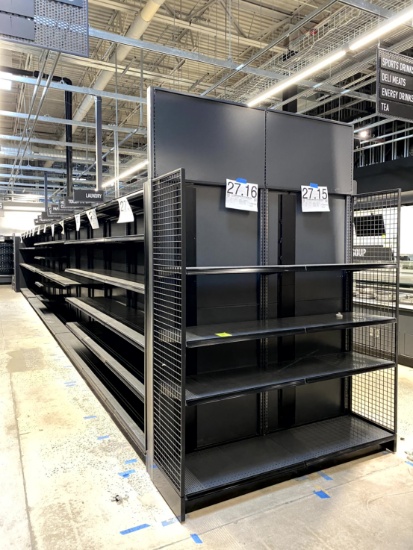 48ft Run Of Lozier Shelving