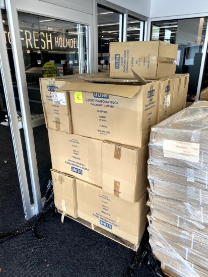 PALLET OF U-LINE 16" WIDE U-BOAT CARDBOARD CATCHERS