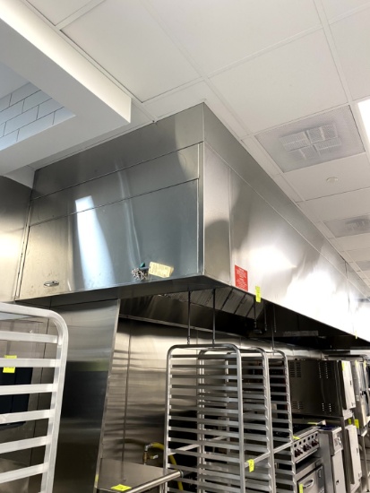 Exhaust Hood With Ansul (Rooftop Fan Not Included)