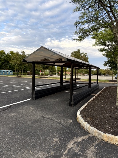 Outdoor Cart Corrals With Roof