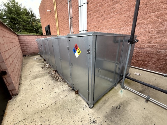 HILL PHOENIX 8 PUMP COMPRESSOR RACK UNIT IN ENCLOSURE