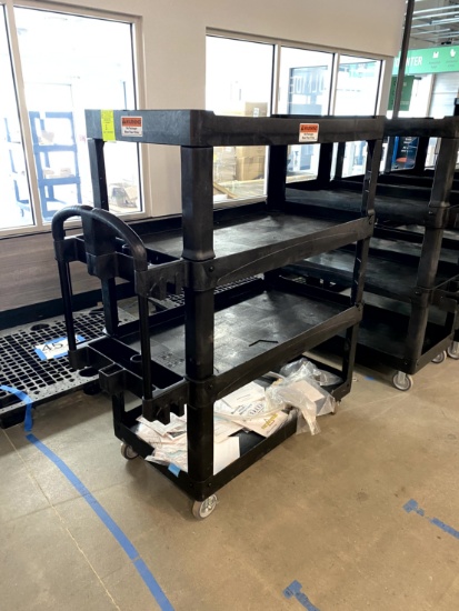 Black 4 Tier Cart