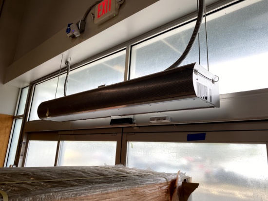 Air Curtain Above Customer Pickup Doors