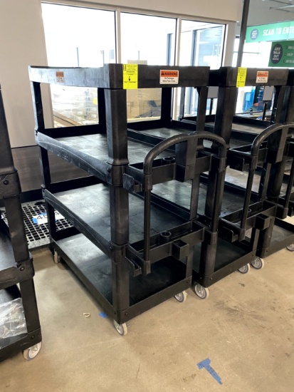 Black 4 Tier Cart