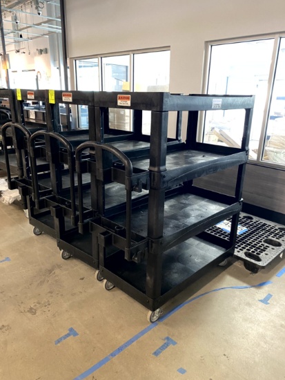 Black 4 Tier Cart