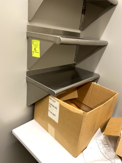 Wall Mount Stainless Shelf