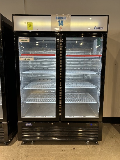 2021 Atosa Self Contained Two Glass Door Cooler