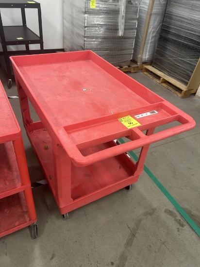 45IN X 26IN PLASTIC UTILITY CART