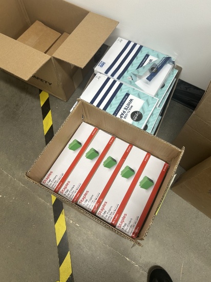 Group Of File Folders And Printer Paper