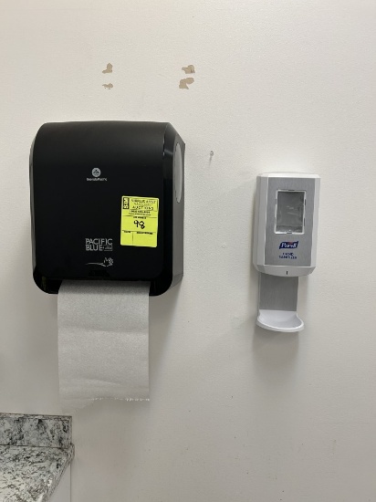 Soap, Paper Towel And Sanitizer Dispenser