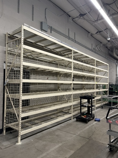 3 Sections Of Lozier Wide Span Racking