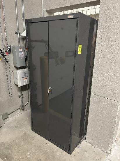 Uline 36in X 24in X 78in Metal Storage Cabinet