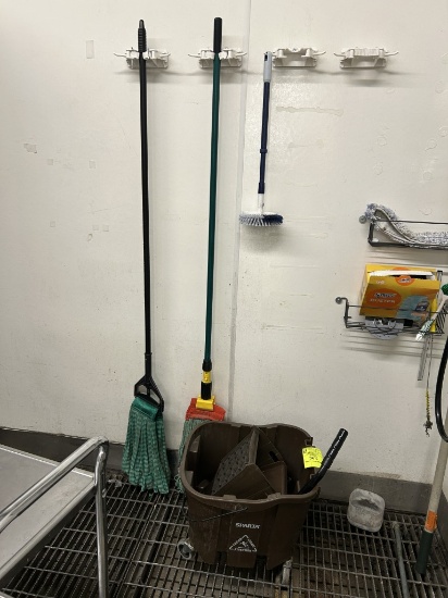 Mop Bucket And Mops