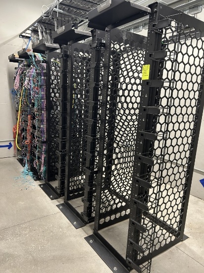 Group Of Empty Network Racks