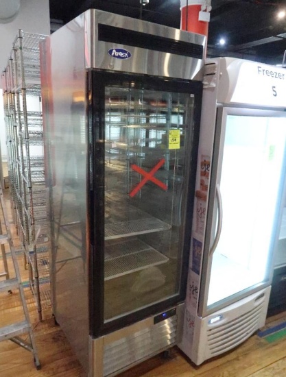 Atosa glass door freezer