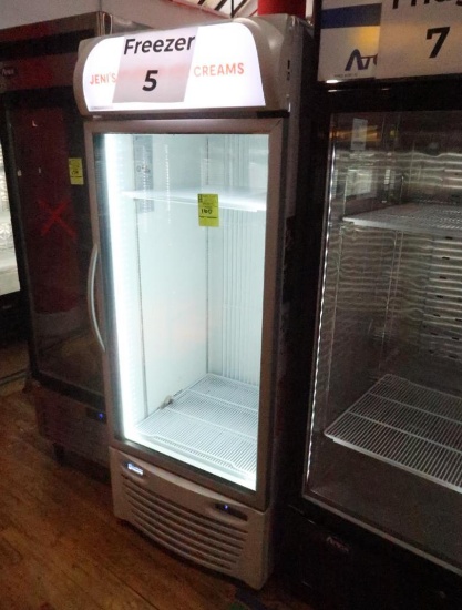 Excellence Industries glass door freezer