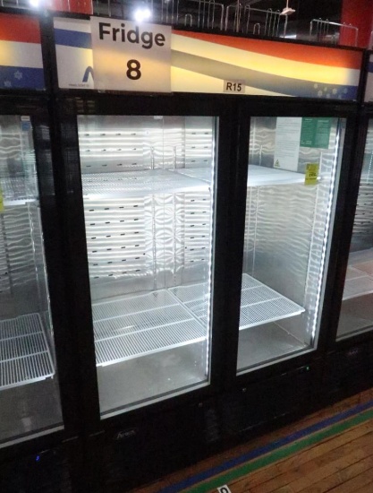 Atosa 2-glass door refrigerator