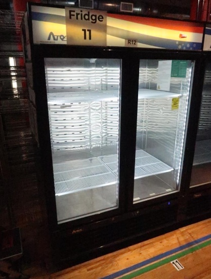 Atosa 2-glass door refrigerator