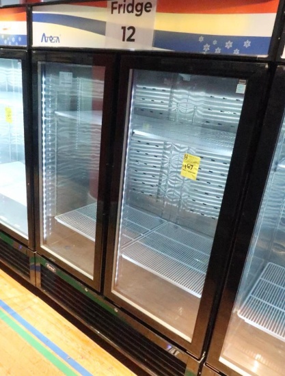 Atosa 2-glass door refrigerator