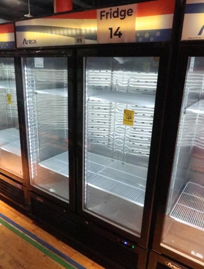 Atosa 2-glass door refrigerator