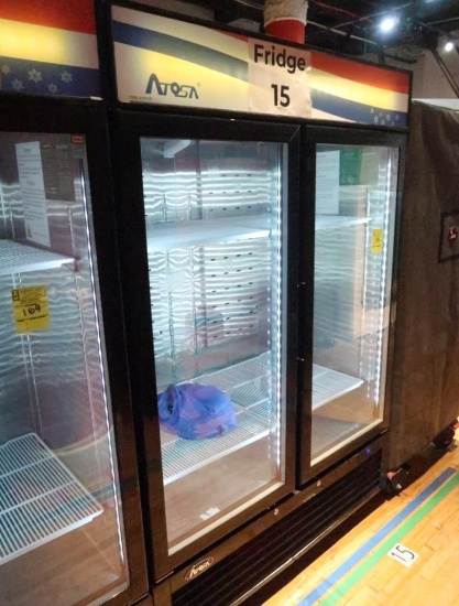 Atosa 2-glass door refrigerator