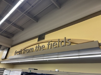 Fresh From The Fields Sign