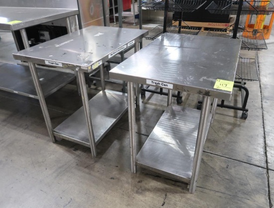stainless table w/ undershelf