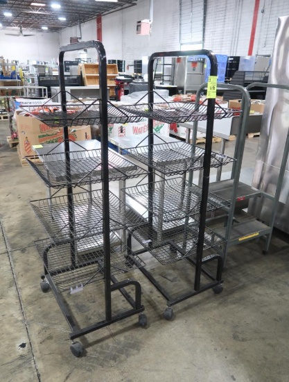 4-tier wire merchandisers