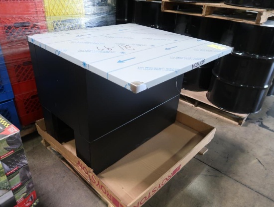 Royston steel cabinet w/ stainless top