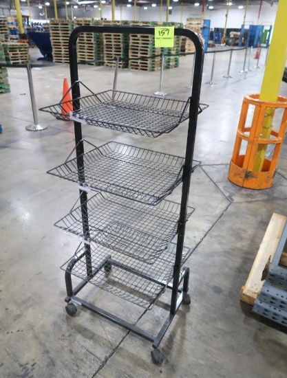 4-tier wire merchandiser