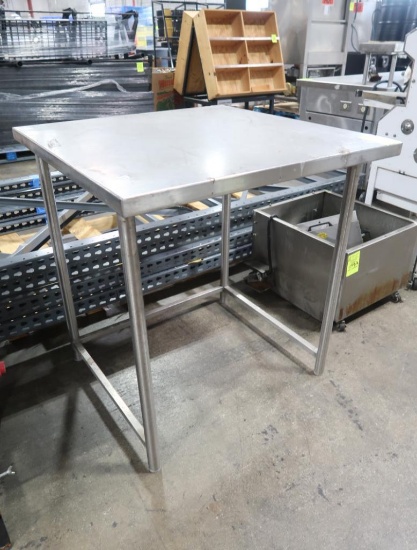stainless table