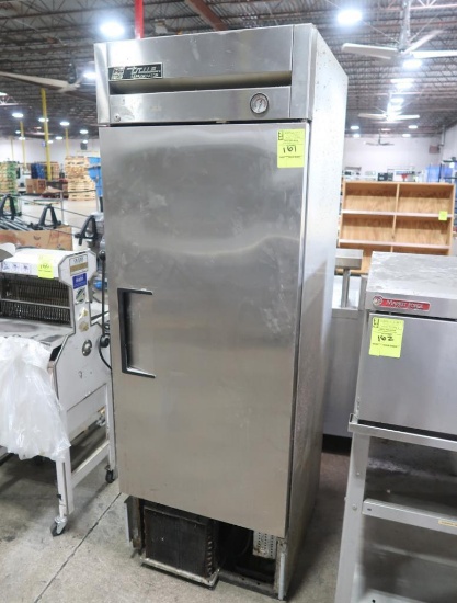 True stainless single door refrigerator