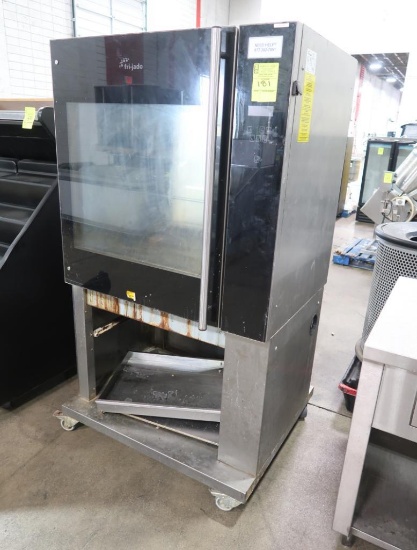 Fri-jado chicken rotisserie on stand, no spits