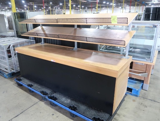 wooden bread merchandiser