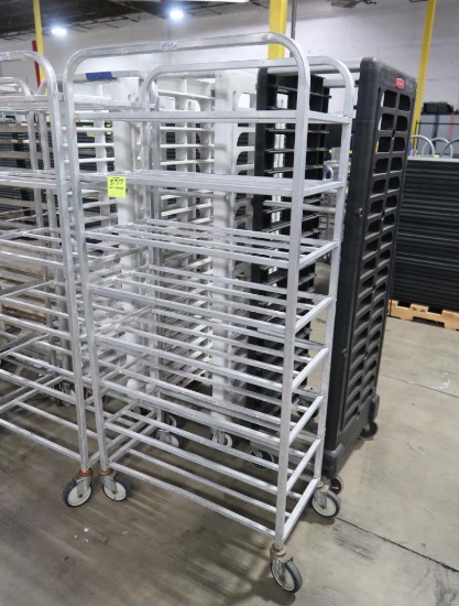 aluminum tub/tray rack