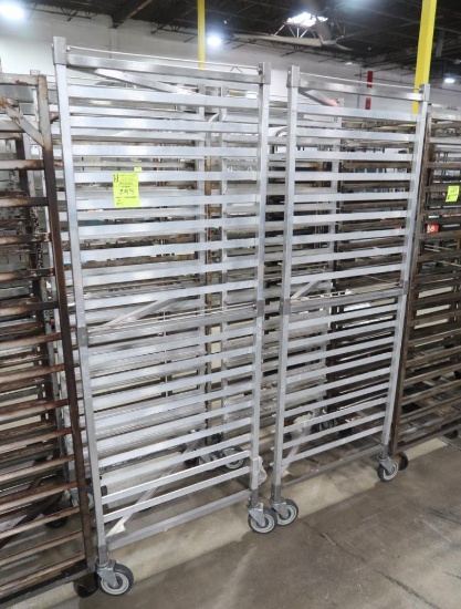 aluminum sheet pan racks, Z-style