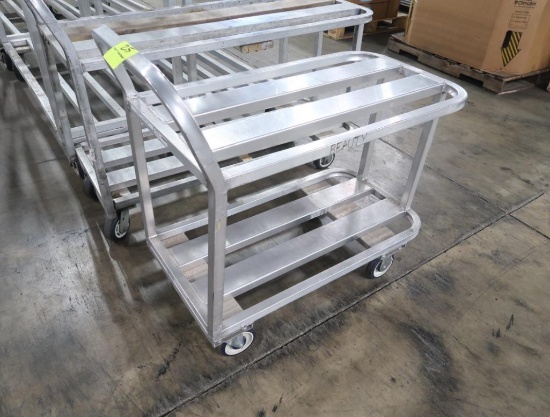 aluminum stocking cart