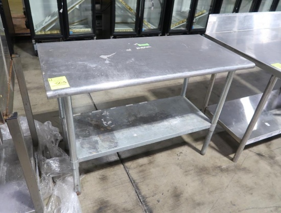 stainless table w/ undershelf