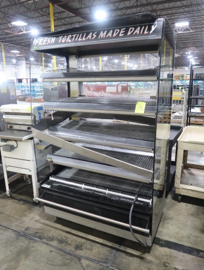 Fri-Jado hot food merchandiser, w/ rear load doors