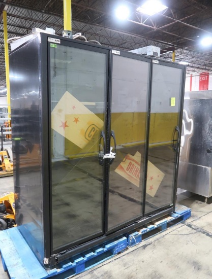Zero Zone 3) door refrigerated merchandiser