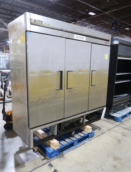 True 3-stainless door freezer