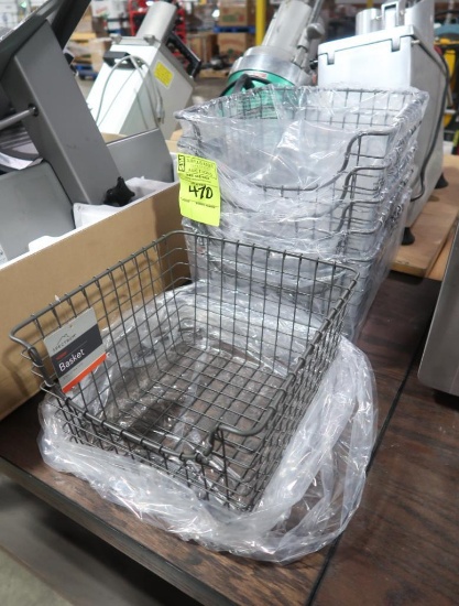 6) wire storage baskets, look new