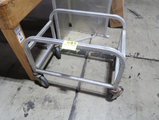 aluminum meat tub cart