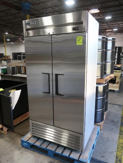 True stainless single door refrigerator, looks new