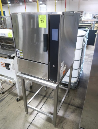 Groen Smartsteam Pro boilerless steamer, on stand