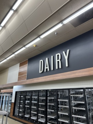 Dairy Wall Lettering