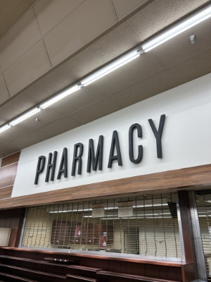 Pharmacy Wall Lettering