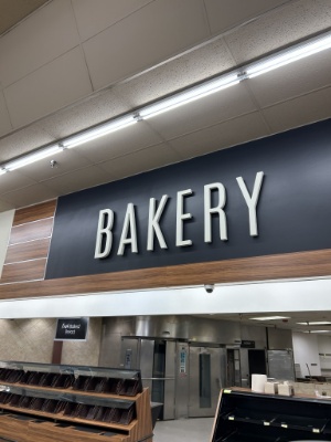 Bakery Wall Lettering